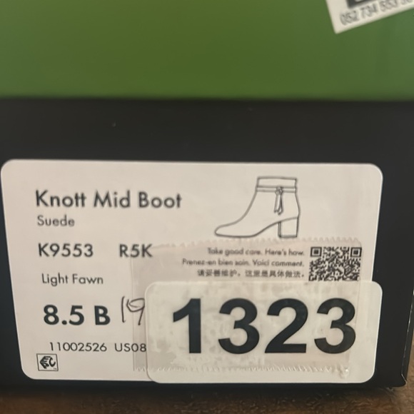 Kate Spade Women Knott Mid Dress Booties Tan Suede Size 8.5 - Picture 11 of 11